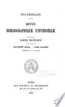 Polybiblion