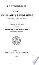 Polybiblion