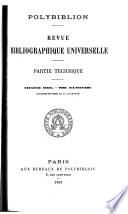 Polybiblion