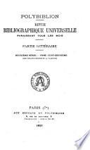 Polybiblion