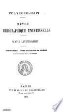 Polybiblion