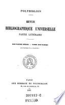 Polybiblion