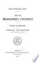Polybiblion