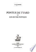 Pontus de Tyard et son œuvre poétique
