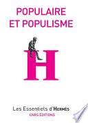 Populaire et populisme