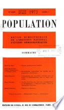 Population, revue bimestrielle