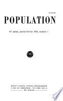 Population, revue bimestrielle