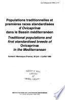 Populations traditionnelles et premières races standardisées d'Ovicaprinae dans le Bassin méditerranéen