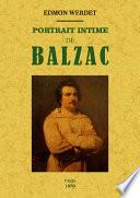Portrait intime de Balzac