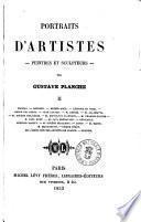 Portraits d'artistes peintres et sculpteurs par Gustave Planche
