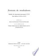 Portraits de troubadours