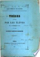 Positions des thèses soutenues par les élèves de la promotion de ... pour obtenir le diplôme d'archiviste paléographe