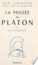Pour connaître la pensée de Platon