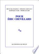 Pour Éric Chevillard