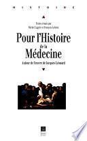Pour l'histoire de la médecine