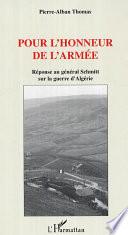 Pour l'honneur de l'armée