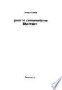 Pour le communisme libertaire