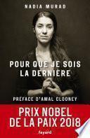 Pour que je sois la dernière