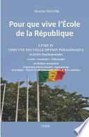 Pour que vive l'École de la République: