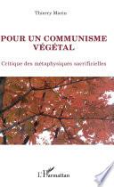 Pour un communisme végétal