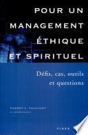 Pour un management éthique et spirituel