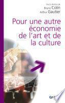Pour une autre économie de l'art et de la culture