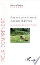 Pour une communauté humaine et animale