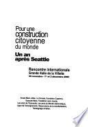 Pour une construction citoyenne du monde
