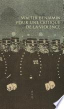 Pour une critique de la violence