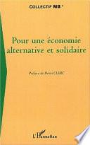 Pour une économie alternative et solidaire