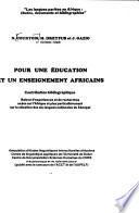 Pour une éducation et un enseignement africains