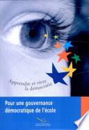 Pour une gouvernance démocratique de l'école