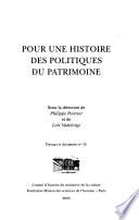 Pour une histoire des politiques du patrimoine