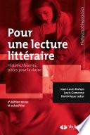 Pour une lecture littéraire