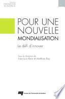 Pour une nouvelle mondialisation