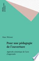 Pour une pédagogie de l'ouverture