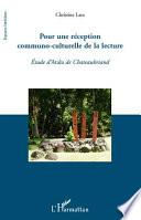 Pour une réception communo-culturelle de la lecture