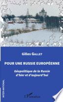 Pour une Russie européenne
