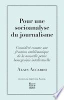 Pour une socioanalyse du journalisme