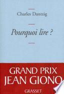 Pourquoi lire ?