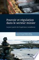 Pouvoir et régulation dans le secteur minier