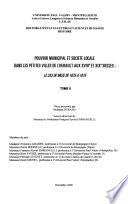 Pouvoir municipal et société locale dans les petites villes de l'Hérault aux XVIIIe et XIXe siècles