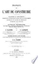 Pratique de l'art de construire