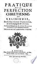 Pratique de la perfection chrétienne