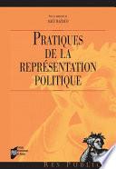 Pratiques de la représentation politique