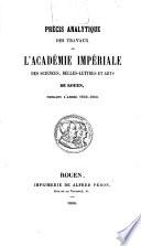 Précis analytique des travaux