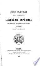 Précis analytique des travaux