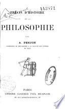 Précis d'histoire de la philosophie
