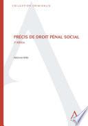 Précis de droit pénal social