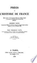Précis de l'histoire de France